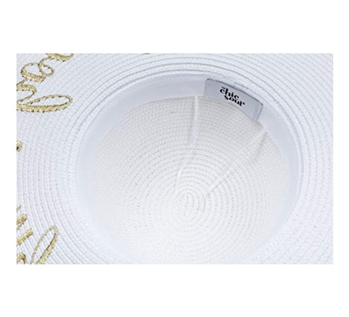 Sombrero De Playa Con Texto Personalizado Para Mujer