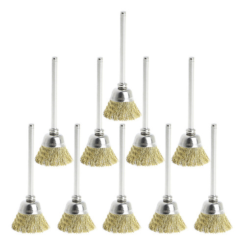 Cepillos De Rueda De Alambre De Latón De 18 Mm Para Amolador