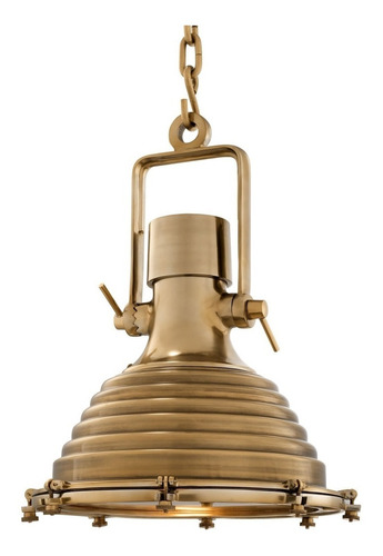 Luminaria  Campana Tipo Industrial Bronce Vintage E27