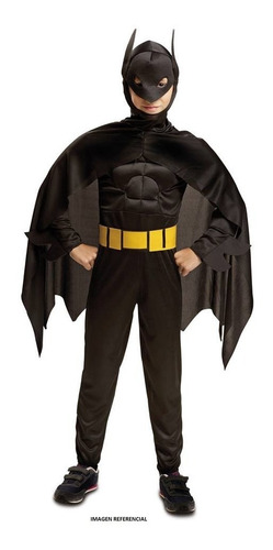 Disfraz De Batman Con Músculos Y Otros Niños Niñas
