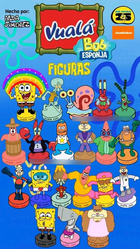 Figuras De Colección Bob Esponja (Usado)