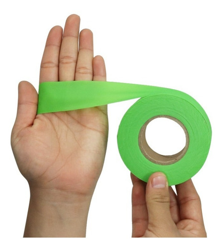 Cinta Banderín Ch Hanson Verde Rollo 30mm X 46mt 08000181