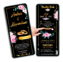 Comprar Invitación Interactiva Boda Digital Botón Confirmar Y Mapa