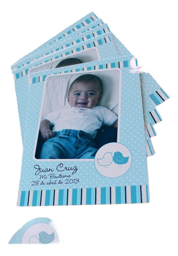 Fototarjetas Bautismo Imanes Baby Shower Imprimibles