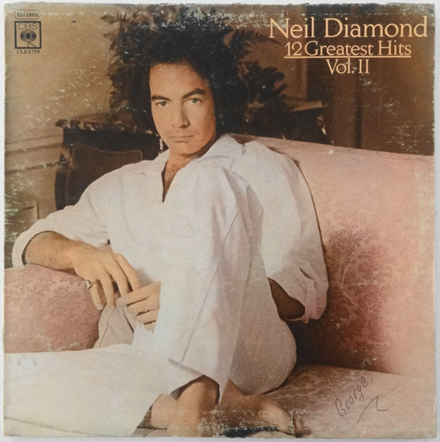 Neil Diamond 12 Greatest Hits Vol. 2 Lp