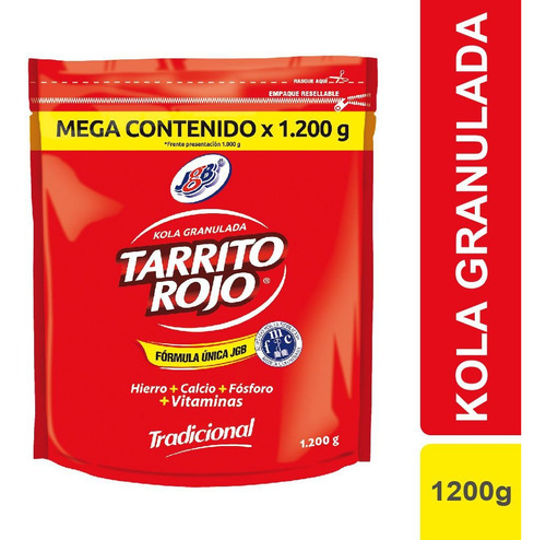 Kola Granulada Tarrito Rojo Jgb 1.2 Kg Colombiana