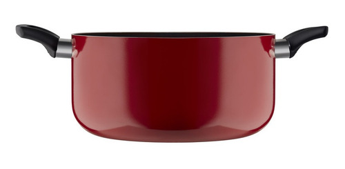 Imagen 3 de 10 de Cacerola Olla 24cm Antiadherente Rosso Ilko