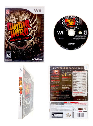 Guitar Hero Warriors Of Rock Nintendo Wii (Reacondicionado)