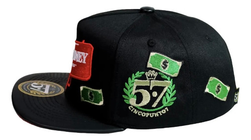 Gorra 5.7 Easy Money 100% Original Edición Limitada Negro Único Lisa
