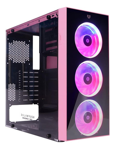 Gabinete Gamer Balam Rush Dragonfly Atx 3 Fan Rgb Br-932806