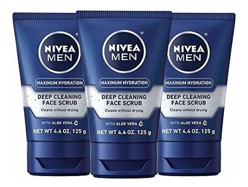 Exfoliante - Nivea Men Máxima Hidratación Profunda Limpi