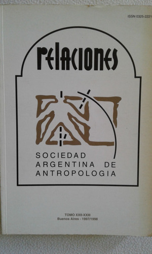 Relaciones-sociedad Argentina De Antropologia-