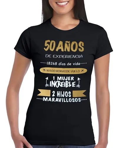 Remera 50 años mujer hotsell