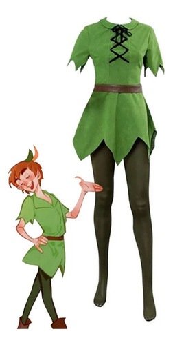 H Disfraz #4pcs De Peter Pan Para Hombre Y Mujer, Conjunto De H