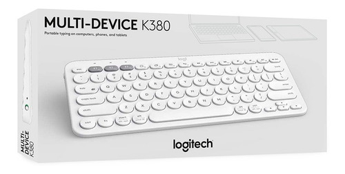 Imagen 6 de 10 de Teclado Bluetooth Logitech K380 Multidispositivo P/tv Tablet