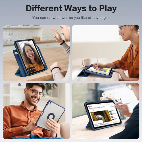 Funda Para iPad Air De 5ª Generación Con Soporte Para Lápiz