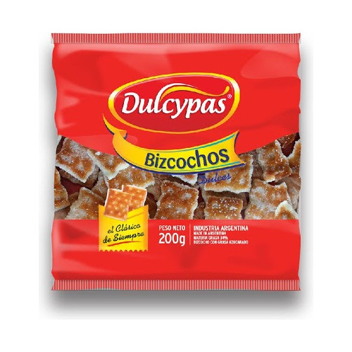 Bizcochos Dulcypas - Salados Y Dulces X 200 Gr