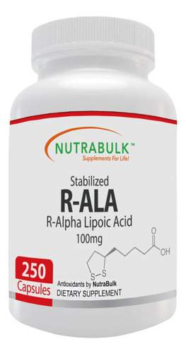 Nutrabulk R-ala (ácido Alfa Lipoico) Cápsulas De 100 Mg - 