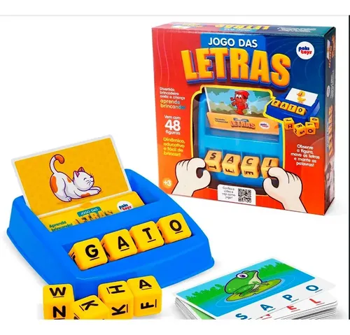 Brinquedo Educativo Jogo Das Letras - Paki Toys