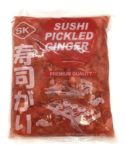 Pickle de jengibre rosa Asia Oriental por 1kg