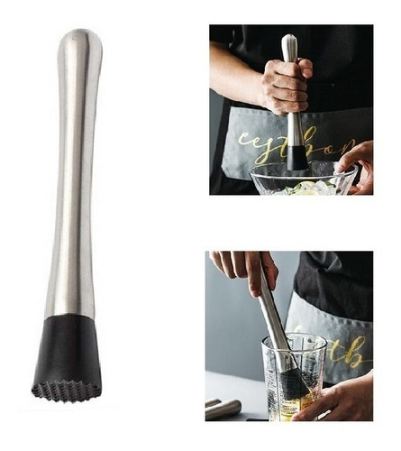 Mortero De Bar Muddler Coctel Kit Bartender Set Cocteleria 