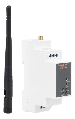 Montaje En Riel De Servidor Serie Ethernet Rs485 A Wifi Para