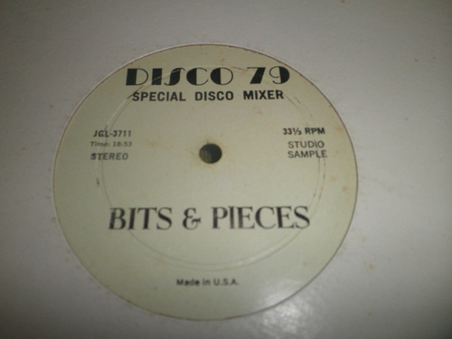 Disco Special Mixer 12'' En Vinyl - Bits And Pieces 1 (1980)