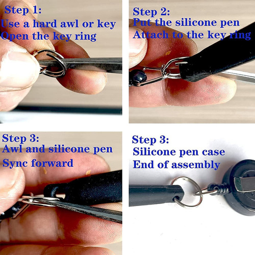 Youpin 4 Portalápices Retráctiles De Silicona Elástica,