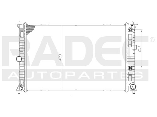 Radiador  6 09-10 L4/v6 2.5/3.7 Lts Automatico