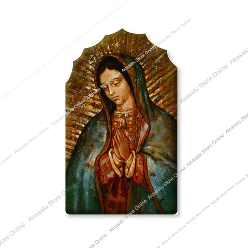 Iman Virgen Guadalupe Con Pie Souvenir Resina (italy)