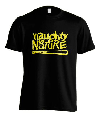 Remera Naughty By Nature #01 Rock Artesanal Planta Nuclear