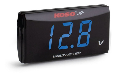 Voltímetro Digital Azul. Koso Feel The Speed.