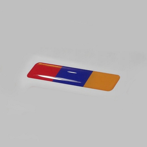 Calcos, Stickers Resinados Bandera Armenia 15x75mm - Domes