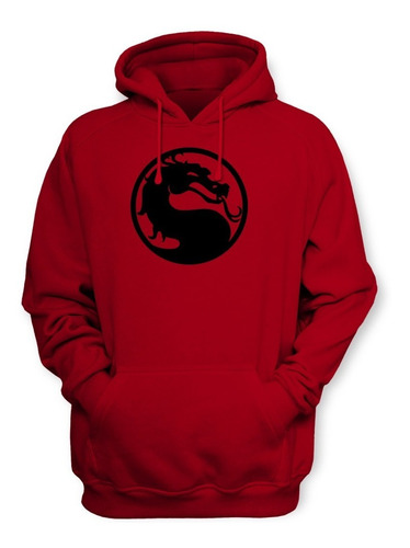 Sudadera Mortal Kombat Con Gorro Y Cangurera