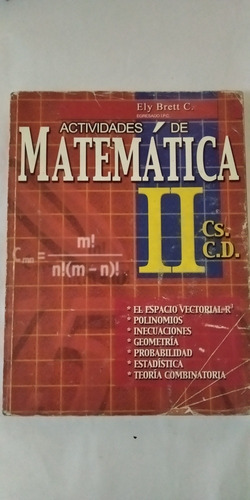 Libro De Actividades De Matemática 2 Año Diversificado Ely B