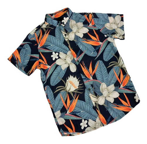 Camisa Fashion Lovers Orquídea / Ave Del Paraíso Azul | Meses sin intereses