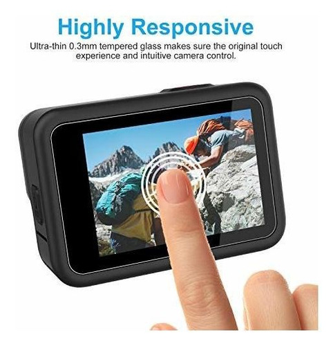 Protector Pantalla Para Gopro Hero 10 9 Negro Pelicula
