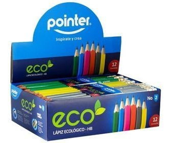 Lápiz Ecológico 2hb (colores ) Pointer Somos Tienda Fisica