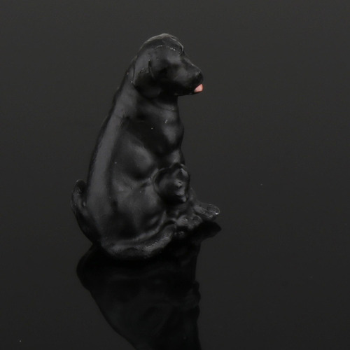 Fs 1/64 Animal Cão Personagens Brinquedos Mini Stylea Black