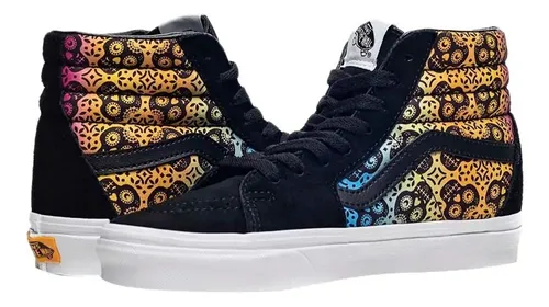 Tenis Vans Dia De Muertos Sk8 hi La Vieja Escuela