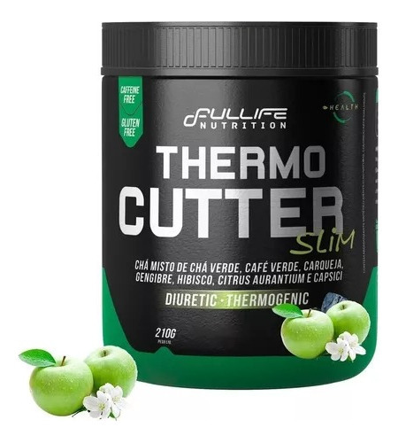 Termogênico Thermo Cutter Slim Fullife Nutrition 210g Sabor Green Apple