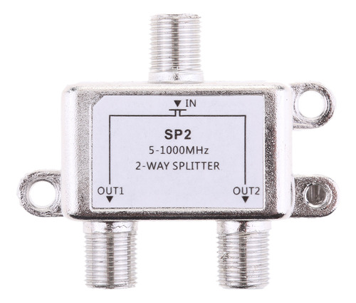 Divisor De 2 Vías 5-1000mhz Señal Splitter De Tv