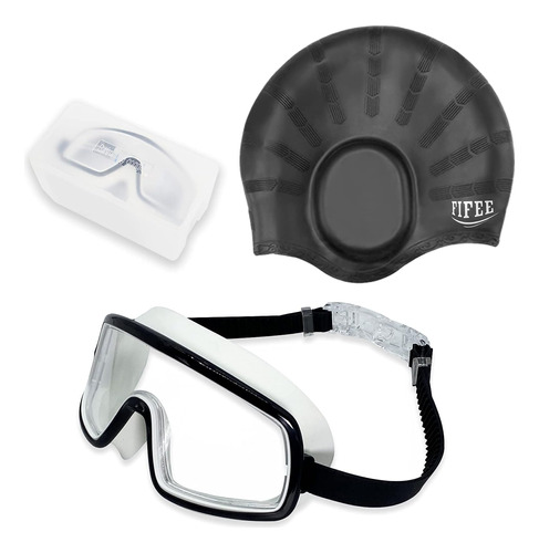 Juego De Gafas De Natación + Gorra Para Adultos, Gafas De Na