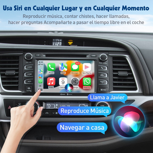 Caixa De Complemento Carplay Sem Fio Gps Para Toyota Com
