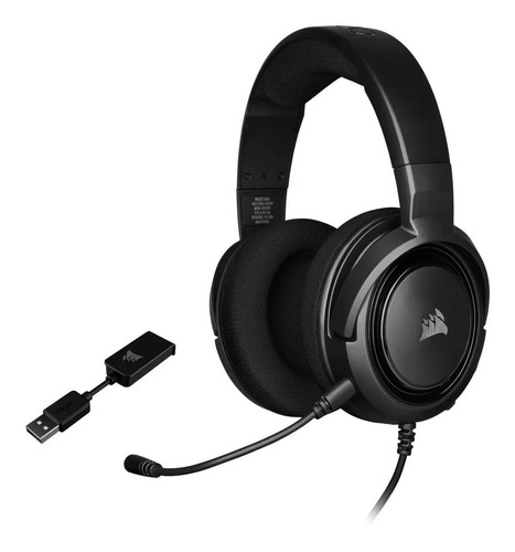 Auricular Corsair Gamer Hs45 Surround Carbon Ps4 Pc Jmc