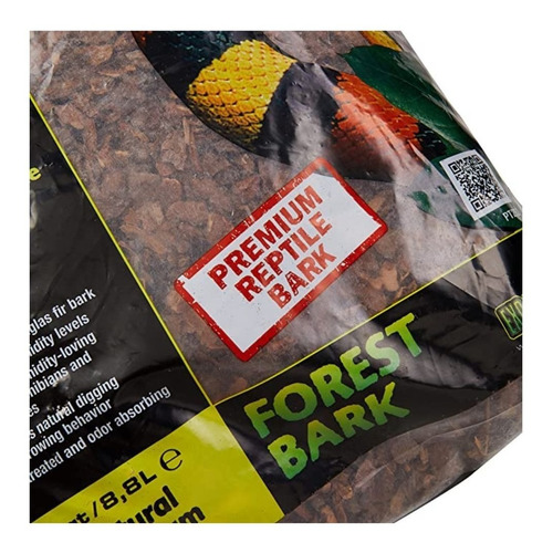 Imagen 4 de 7 de Exo Terra Forest Bark 8.8l Sustrato Terrarios Reptiles