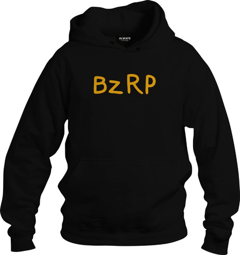 Sudadera Hoodie Bizarrap Bzrp M2 Dorado - Adulto Niño