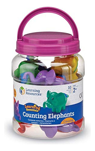 Learning Resources Counting Elephants, Set Of 10,multi-color