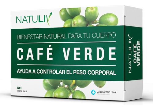 Cafe Verde X 60 Caps. Natuliv Con Te Verde