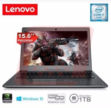 Notebook Lenovo Ideapad 510, 15.6 Hd, Intel I7 7500u - New